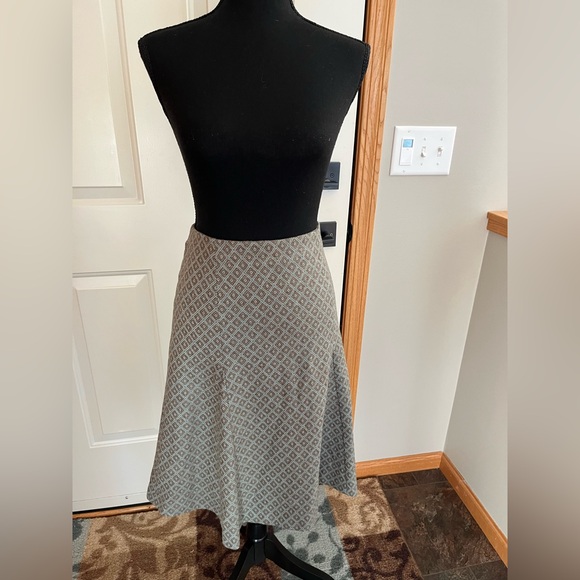 Boden Dresses & Skirts - Boden A-Line Skirt in Gray Diamond Pattern